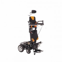 Кресло-коляска электрическое с вертикализатором и подъемным сидением MET VERTIC 2